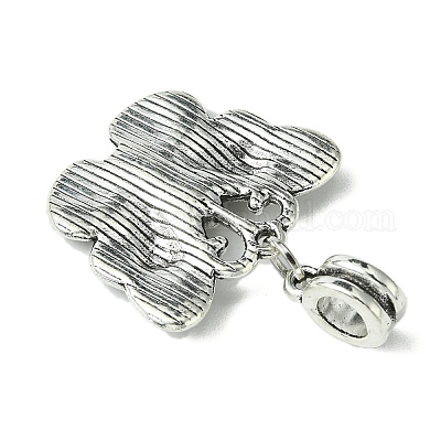 Хэллоуин тибетский стиль сплава европейские висячие подвески PALLOY-JF00007-1