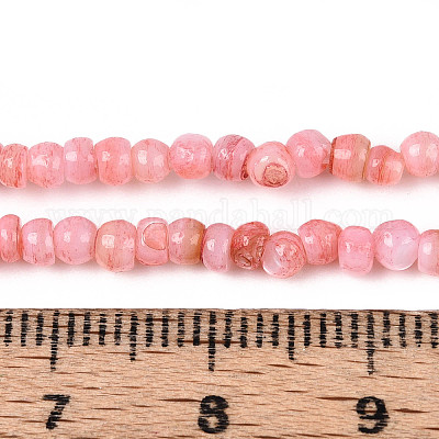 Натуральные пресноводные окрашенные бусы из ракушек SHEL-T020-29B-06-1