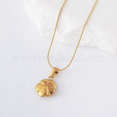 3 шт. элегантные ожерелья с подвеской в виде розы из нержавеющей стали для женщин QZ9315-1