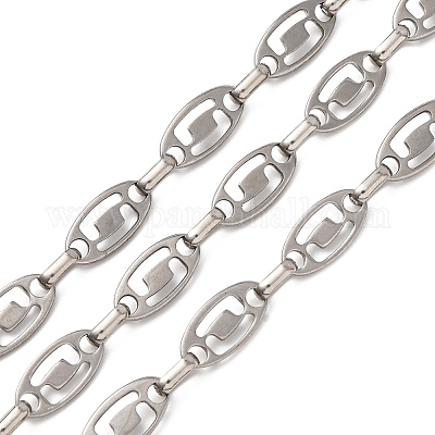 Овальные звенья цепи из нержавеющей стали 304 CHS-S012-25P-1