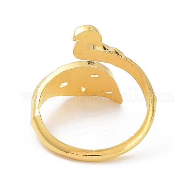 Открытая манжета с павлином из сплава SENE-PW0017-10A-1