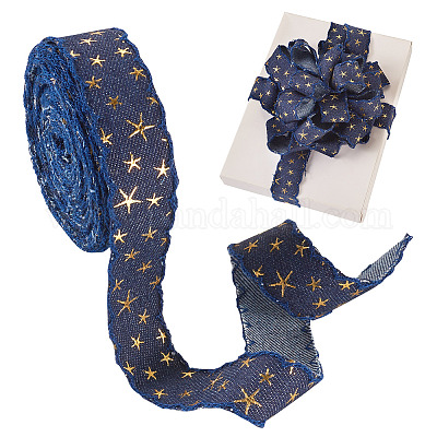 5 ярд полиэстеровой ленты для тиснения с 3D-звездой и золотом OCOR-TAC0023-14D-1