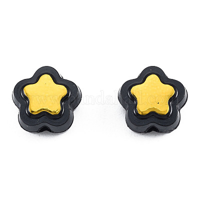 Покрытие непрозрачных акриловых бусин OACR-N136-01A-1