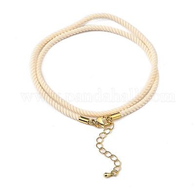 Изготовление ожерелья из нейлонового миланского шнура MAK-M028-01G-23-1