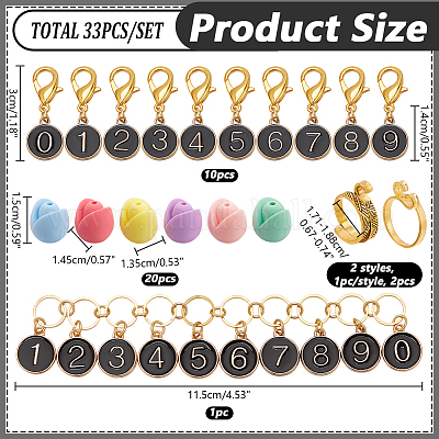 Наборы инструментов для вязания своими руками HJEW-NB00074-06-1