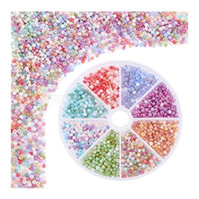 80 г 8 цвета 6/0 бисера&nbsp;GLAA-PH0003-68C-1