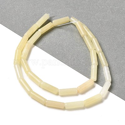 Естественный желтый нефрит бисер нитей G-D464-39-1