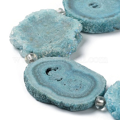 Натуральные друзы кварц хрустальные бусы пряди G-F582-A12-1