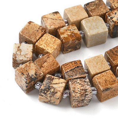 Естественного изображения яшмы бисер нитей G-D338-A05-1