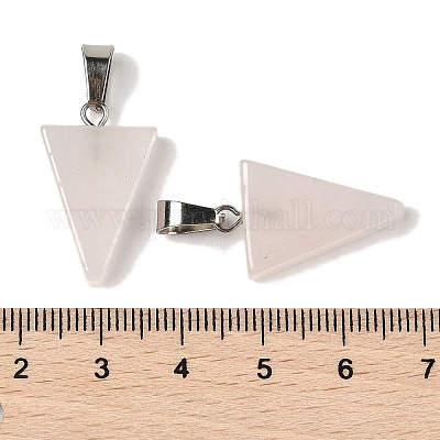 Природного розового кварца подвески G-B127-04P-13-1