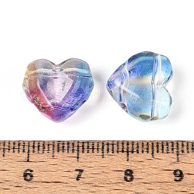 Прозрачные стеклянные бусины GLAA-T028-03F-1