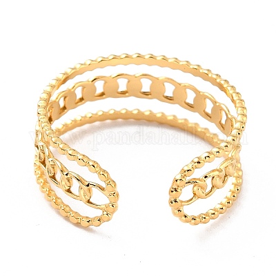 Ионное покрытие (ip) кольца из нержавеющей стали 304 X-RJEW-L102-07G-1