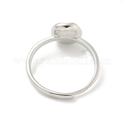 Закрепки кольца из латуни с открытой манжетой KK-G518-10P-04-1