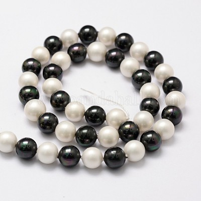 Полированная жемчужная нить из бисера BSHE-F013-07C-1