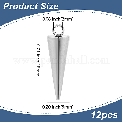 12 шт. подвески из нержавеющей стали 304 STAS-LP0001-35-1