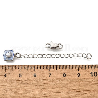 Латунный АБС искусственный жемчуг заканчивается цепочкой KK-K398-10P-1