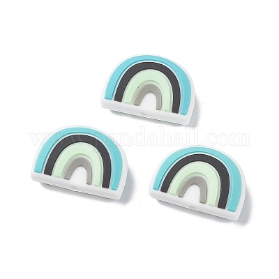 Силиконовые бусины&nbsp;SIL-WH0011-03B-1