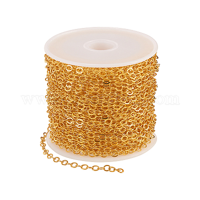 Латунные плоские овальные кабельные цепи CHC-CJ0001-12A-1