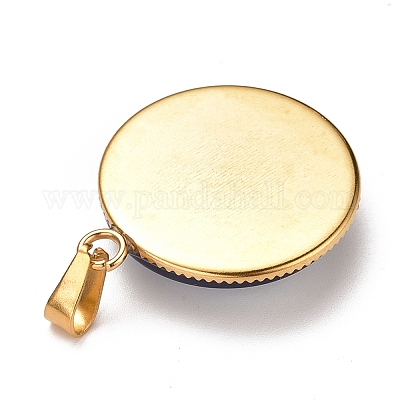 Ручной зла подвески бусины глаз STAS-O127-01G-1