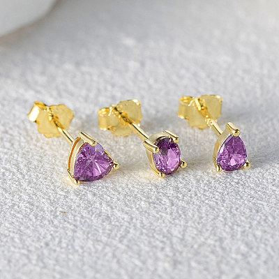 Комплект из 3 серьги-гвоздики из стерлингового серебра s925 в форме капли YO0547-1-1