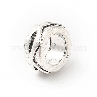 Европейские сплавочные бусины тибетского стиля  PALLOY-P293-103AS-1