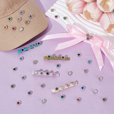 184 шт. 23-х цветные пришивные стразы RB-GA0001-06-1