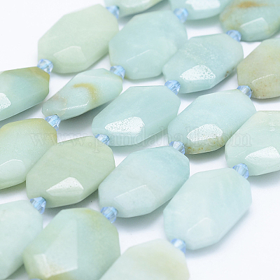 Природных амазонит бисер нитей G-J373-24G-1