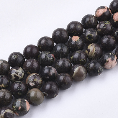 Натуральные нити из яшмы в цвету сливы G-T126-03B-1