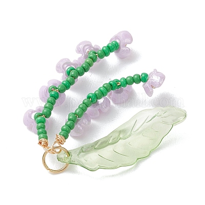 Стеклянные подвески из бисера&nbsp;PALLOY-MZ01249-1