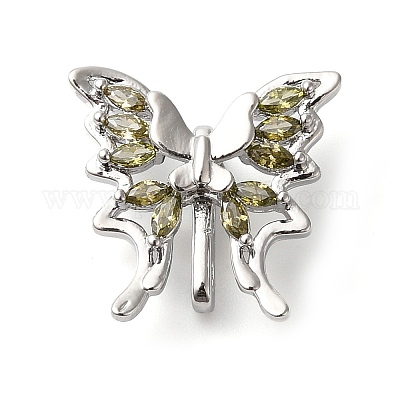 Многожильные звенья из латуни с микропаве и фианитом KK-G503-36P-03-1