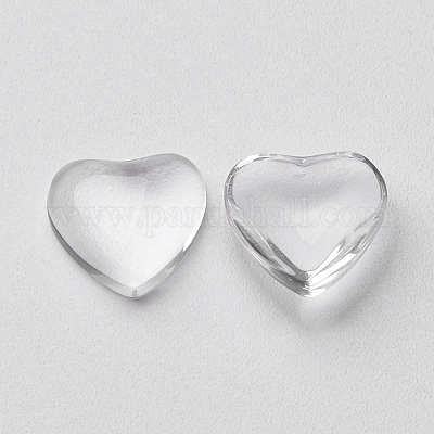 Прозрачные стеклянные кабошоны GGLA-Q014-1-1