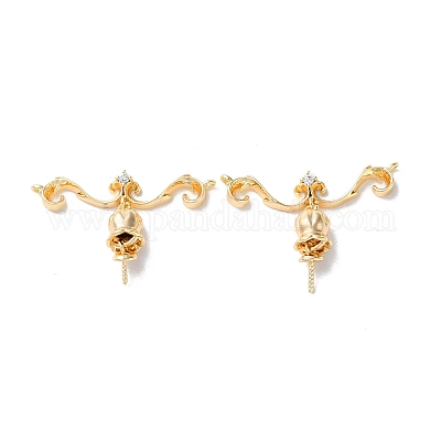 Поручни из латуни с кубическим цирконием KK-F867-41G-1