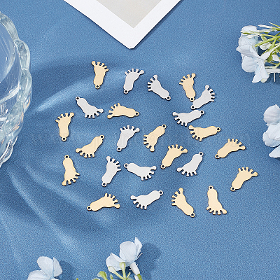 40 шт. подвески из нержавеющей стали 304 двух цветов STAS-UN0028-47-1