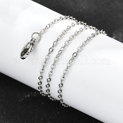 Не тускнеющие ожерелья из нержавеющей стали марки 304 NJEW-F248-23B-P-1