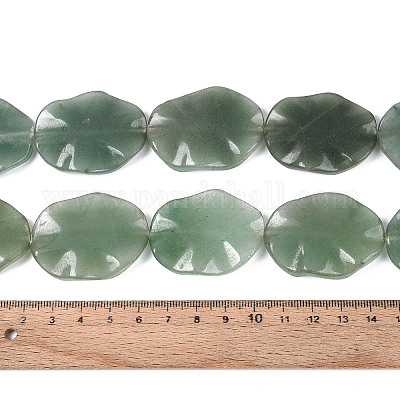 Естественный зеленый авантюрин бисер нитей&nbsp;G-T143-21A-1