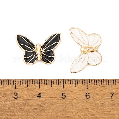 Латунь эмаль бисера KK-E108-01G-1