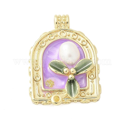 Латунь эмаль подвески KK-F886-01G-07-1