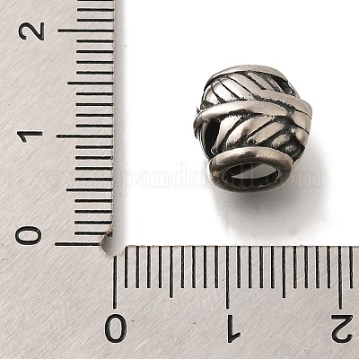 Европейские бусины из нержавеющей стали 304 STAS-G350-26AS-1