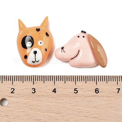 Симпатичные кабошоны из смолы с животными CRES-E003-06-1