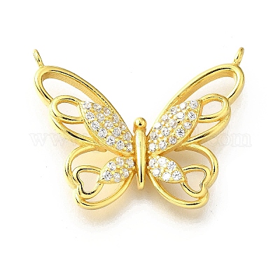 925 подвеска из стерлингового серебра с прозрачными кубическими цирконами STER-P067-01G-1