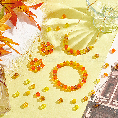 7 нити 7 стилей гальванизированные прозрачные и непрозрачные однотонные стеклянные бусины EGLA-HY0001-03A-1