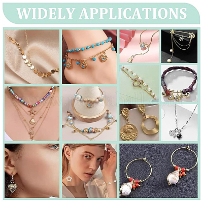 800 шт. Открытые соединительные кольца из нержавеющей стали 304 STAS-UN0063-23B-G-1