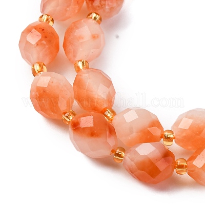 Бусины из натурального белого нефрита G-D305-B01-01J-1