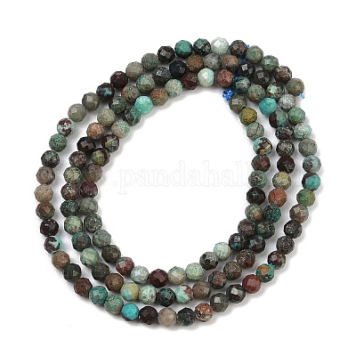 Природные хризоколлу бисер нитей&nbsp;LS-G-G204-A03-3.5mm-1