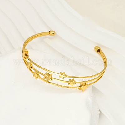 Регулируемые браслеты-манжеты из латуни FG1256-3-1