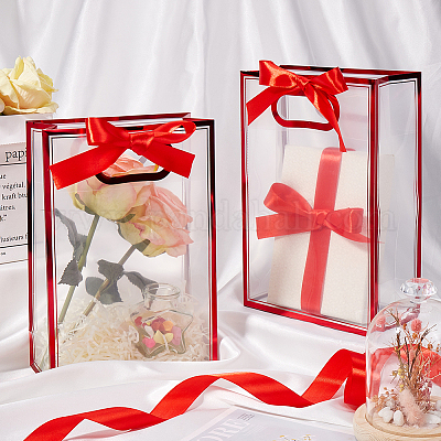 12 шт. прямоугольные пластиковые подарочные пакеты ABAG-SP0001-07C-1