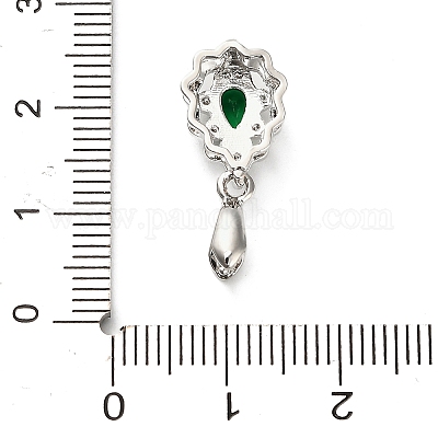 Латунные микро проложить кубического циркония прижимные поручительств KK-L229-027P-1