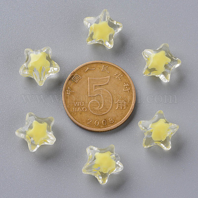 Прозрачные акриловые бусины TACR-S152-01A-SS2105-1