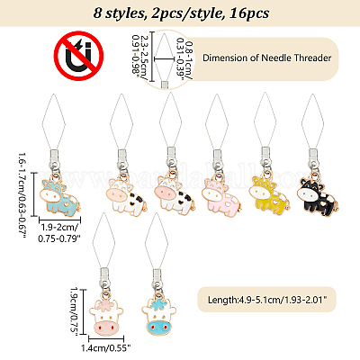 16 шт. 8 шт. резьбонарезных головок из нержавеющей стали 304 DIY-AB00050-1