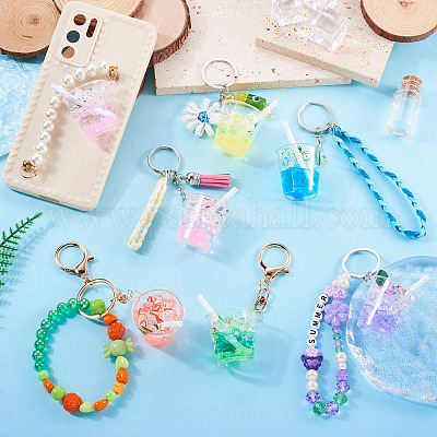 Большие подвески из прозрачной смолы RESI-TAC0019-04D-1